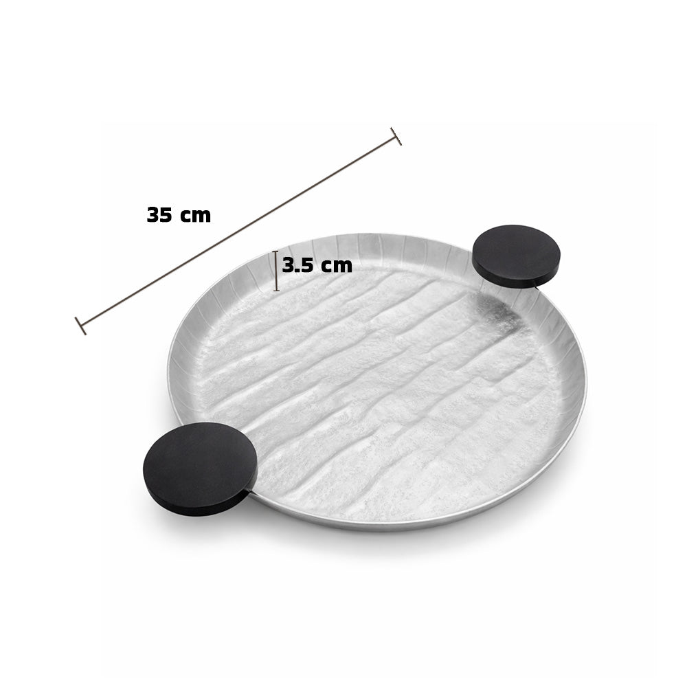 صينية تقديم مستديرة- وسط