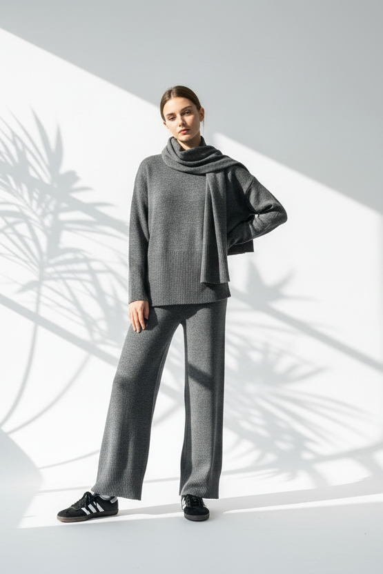 بدلة نسائي اسكارف