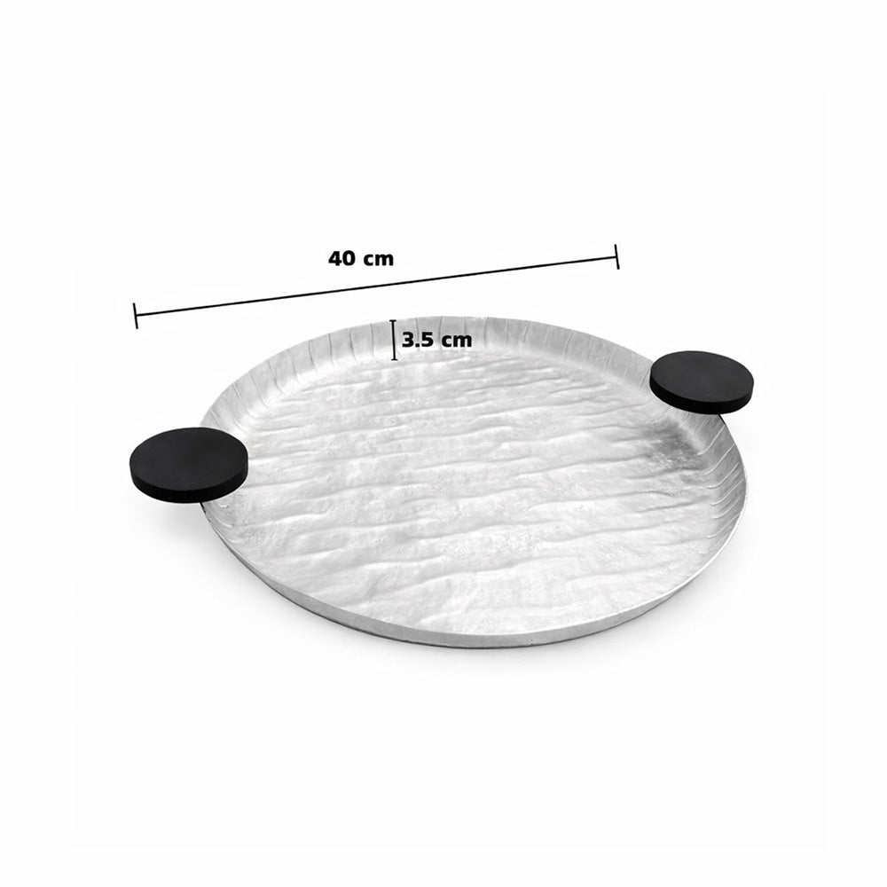 صينية تقديم مستديرة- كبير