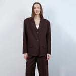 جاكيت نسائي بياقة ٧