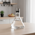 قارورة سوائل زجاجية متسعة الاسفل