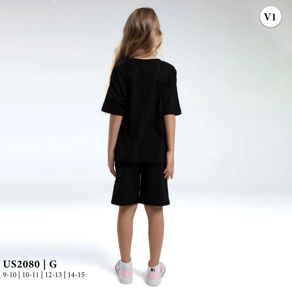 طقم بناتى بطبعة صدر