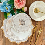 طقم أطباق مائدة فاخر 24 قطعة