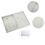 صينية مخملية للخواتم والمجوهرات