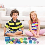 لعبة مكعبات بناء لوحة تغيير الوجه