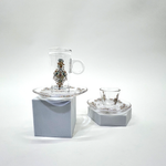 طقم استكانة وفنجان 18قطعة