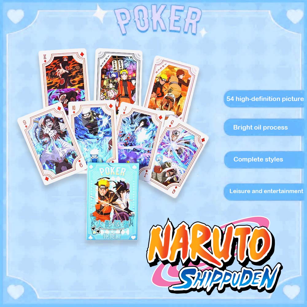 Anime Poker Cards Set 54 sheets