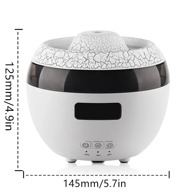 مصباح LED ملون ناشر رائحة ديناميكي 300 مل