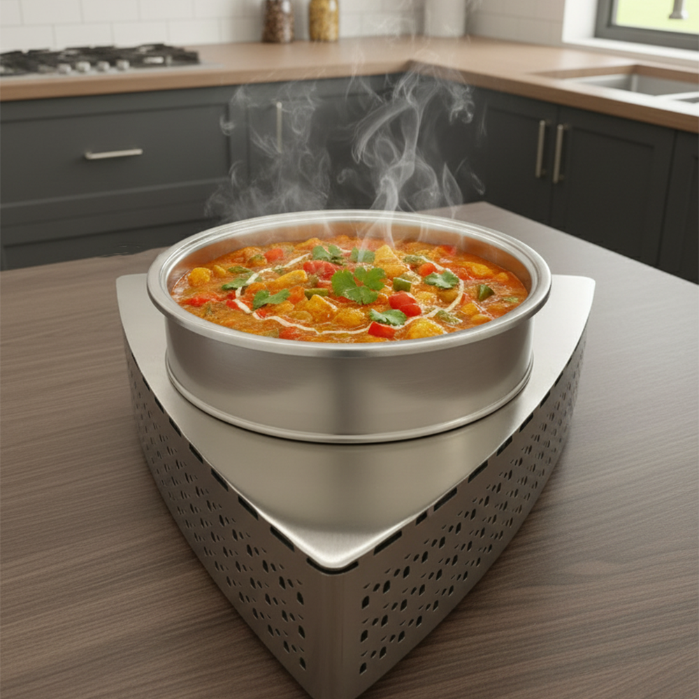 سخان طعام معدني بتصميم هندسي 3لتر