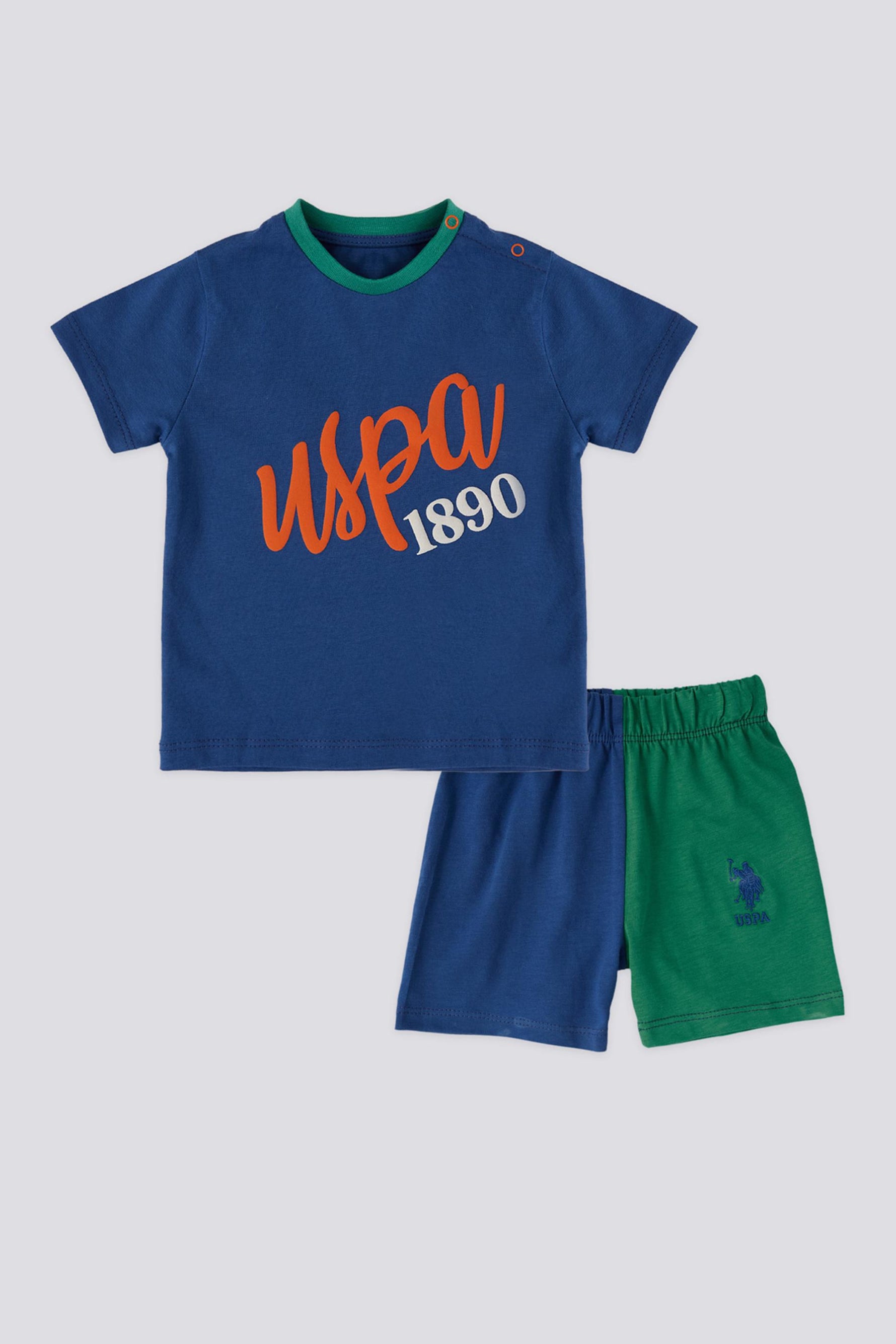 U.S POLO طقم بيبي
