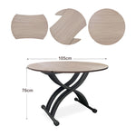 طاولة قهوة  قابلة للتعديل والتوسيع