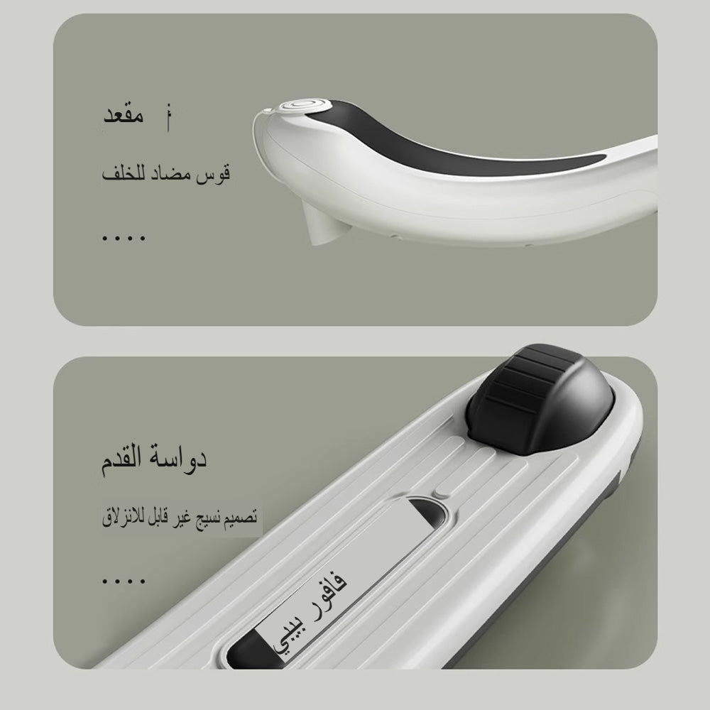 سكوتر بلَش جلو ثلاثي العجلات للأطفال مع عجلات مضيئة LED