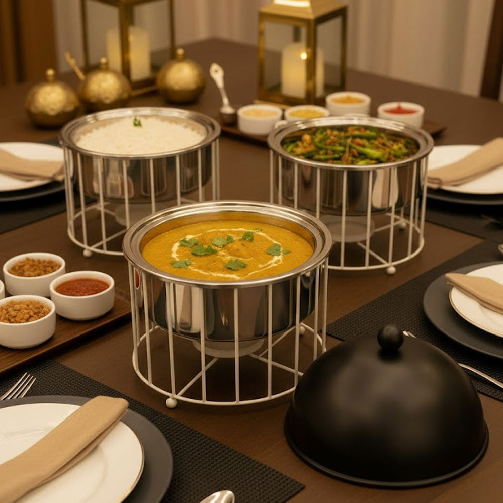 سخان طعام فاخر بتصميم / فضي