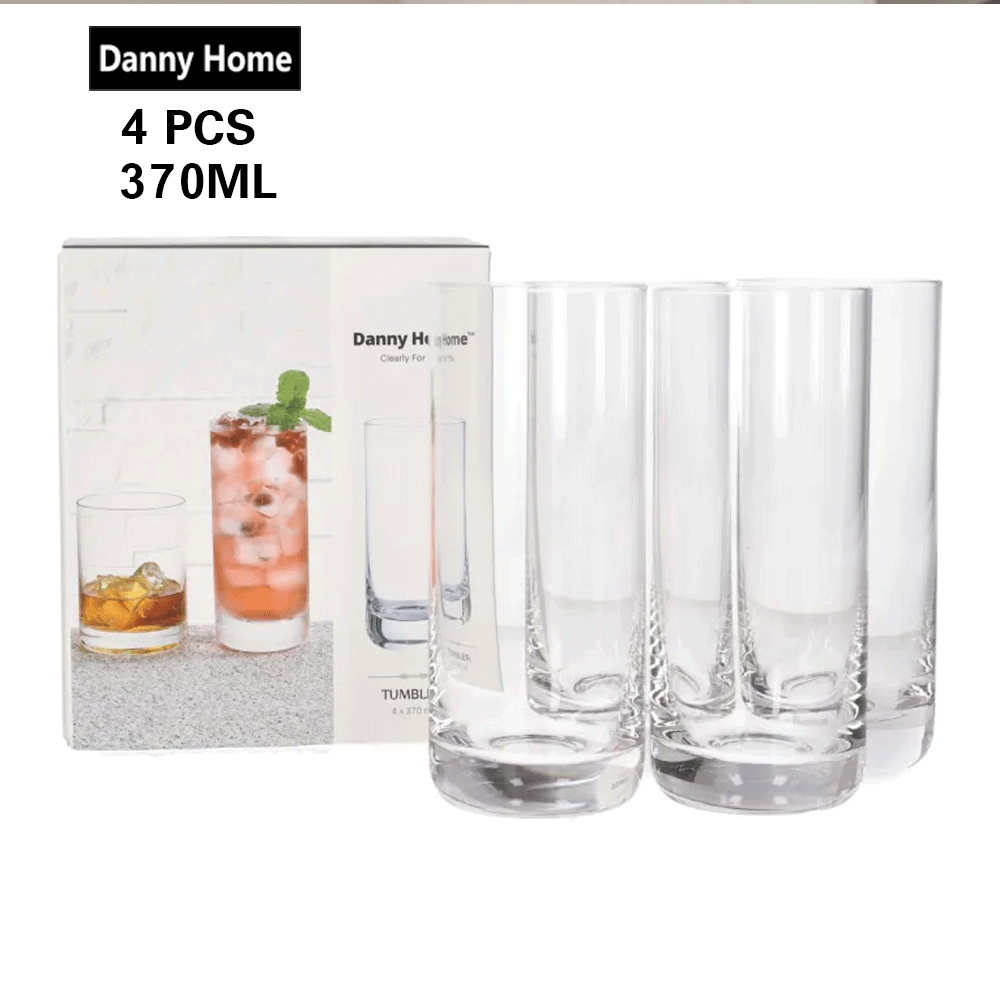 4 أكواب طويلة سعة 370 مل