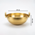 وعاء تقديم معدني كبير