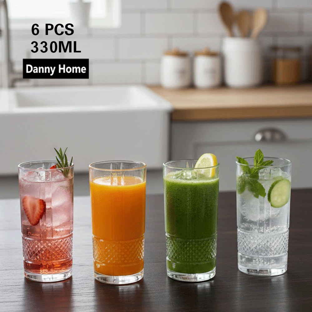 أكواب كوكتيل 6 قطع سعة 330 مل