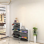 خزانة أحذية مع مرآة طولية