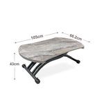 طاولة قهوة  قابلة للتعديل والتوسيع