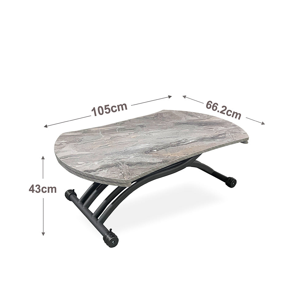 طاولة قهوة  قابلة للتعديل والتوسيع