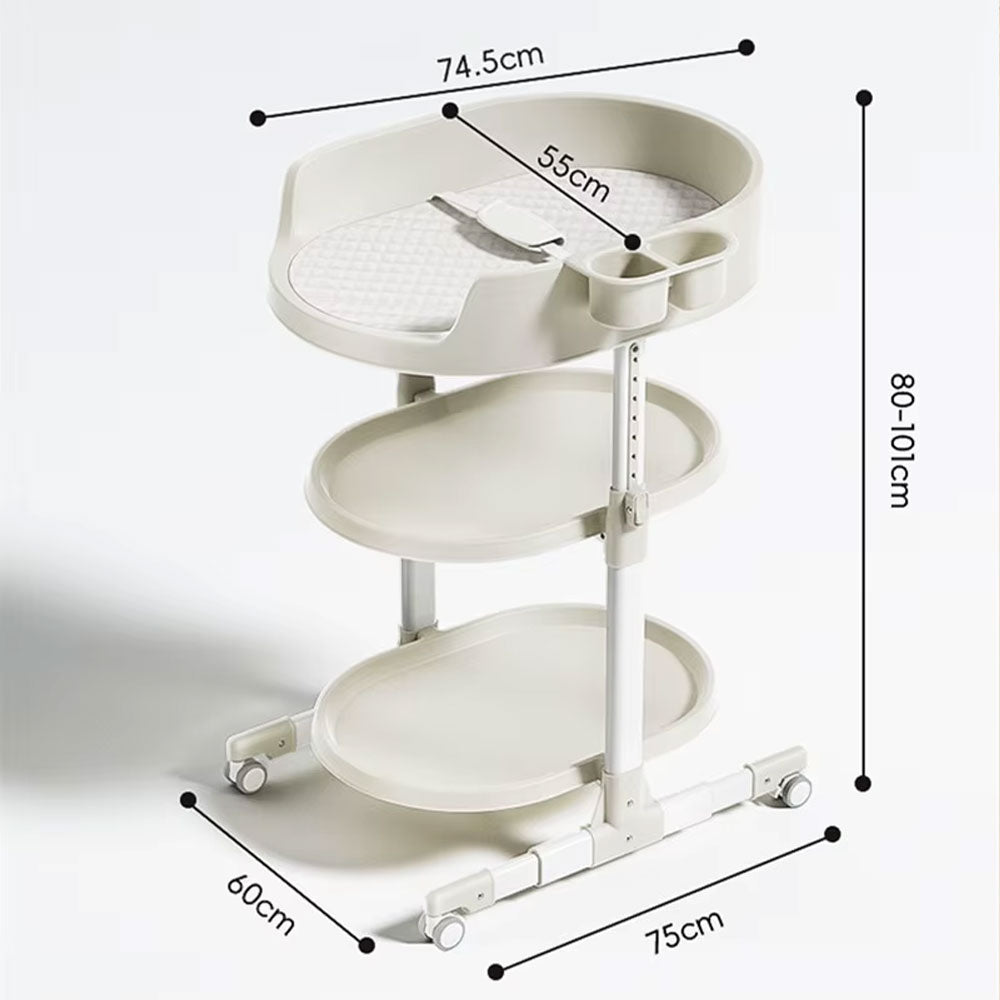 طاولة تغيير حفاضات الأطفال 2 في 1