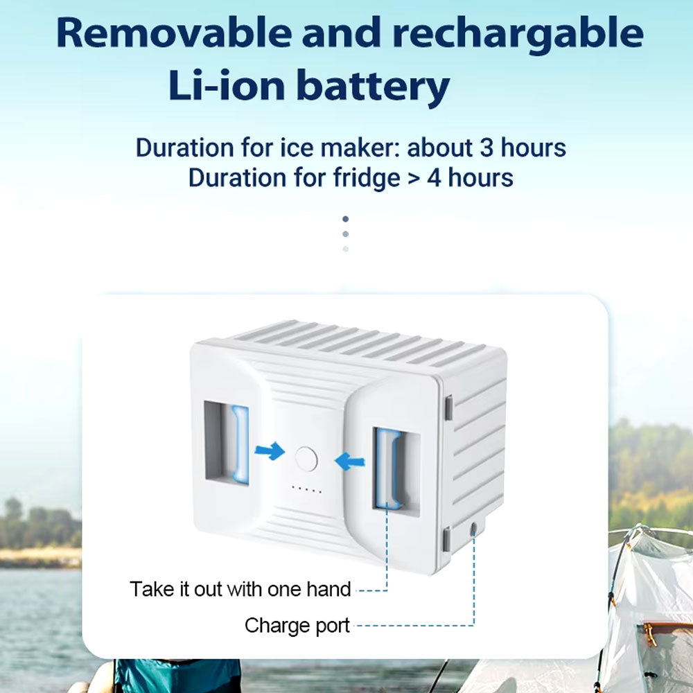 ثلاجة سيارة محمولة للرحلات