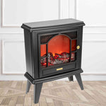 مدفأة ديكورية بإضاءة على شكل نار