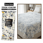 بطانية قطيفة ناعمة رسمه الورد