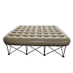 مرتبة مع إطار معدني قابلين للطي