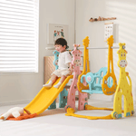 أرجوحة مع زحلاقية 3 في 1 للعب للأطفال