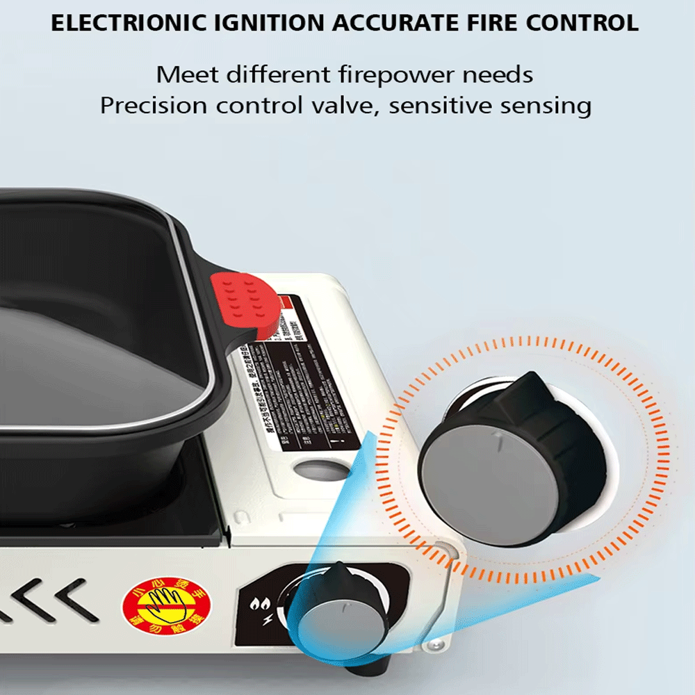 موقد غاز محمول بإشعال إلكتروني
