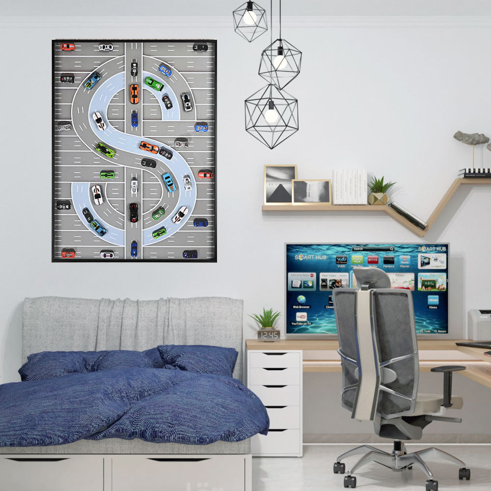 إطار لحركة مرور السيارة فني