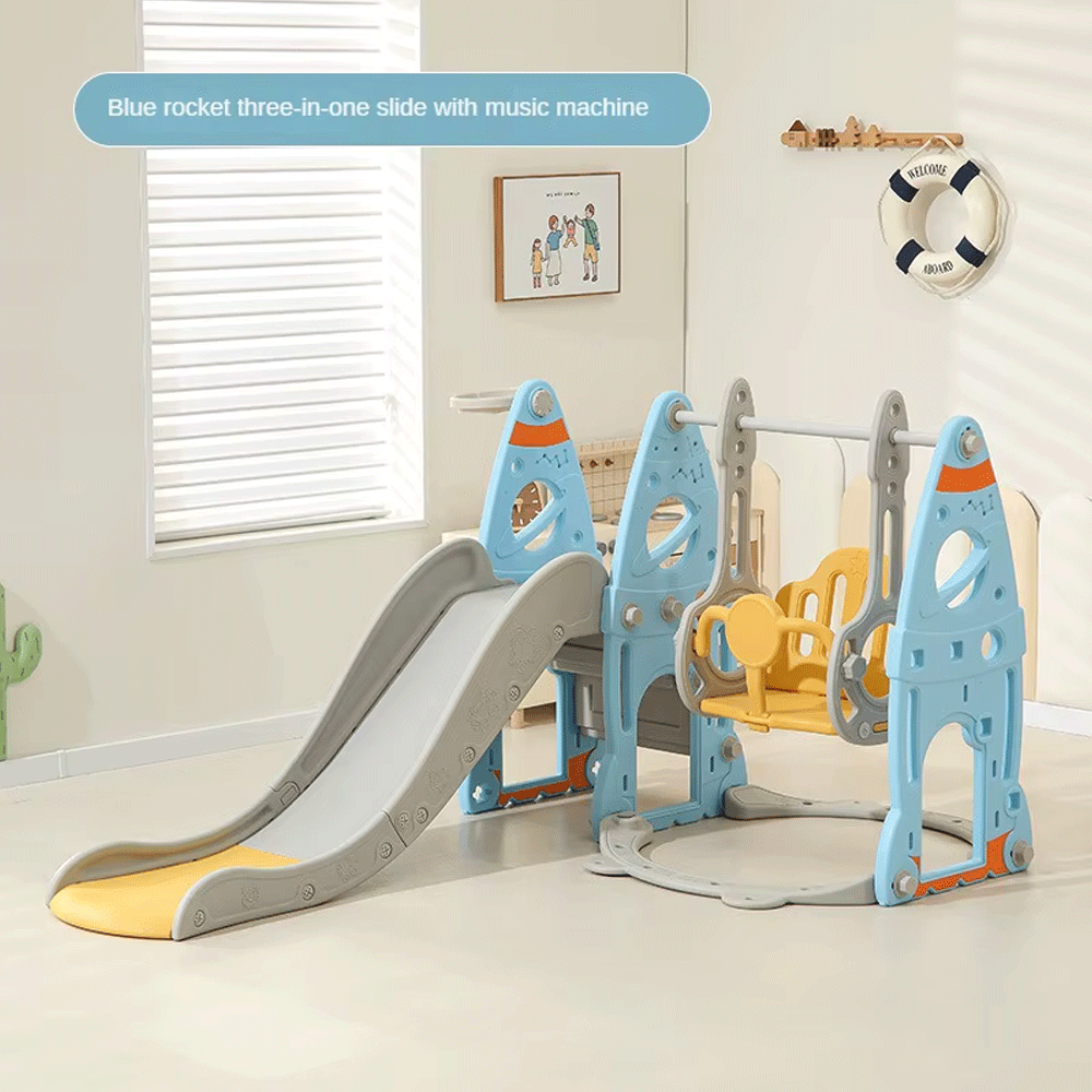 أرجوحة مع زحلاقية 3 في 1 للأطفال الصغار