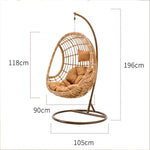 كرسي بيضاوي معلق