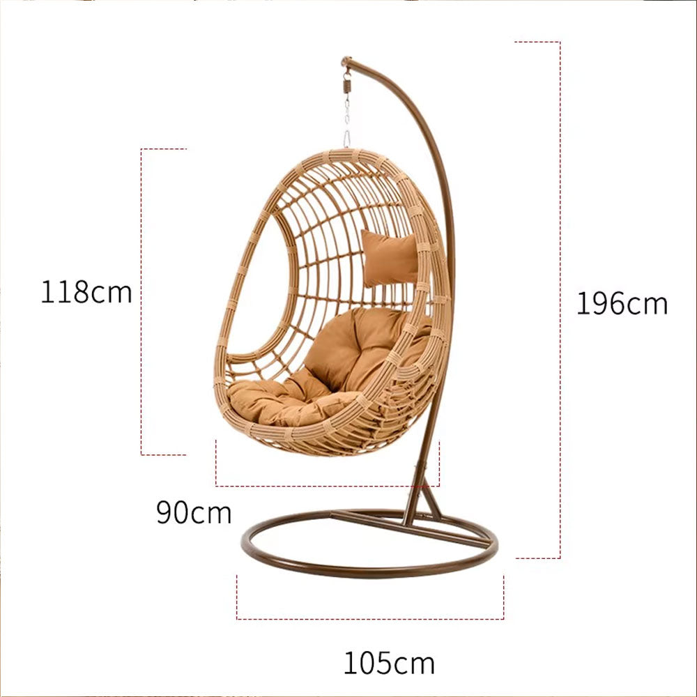 كرسي بيضاوي معلق