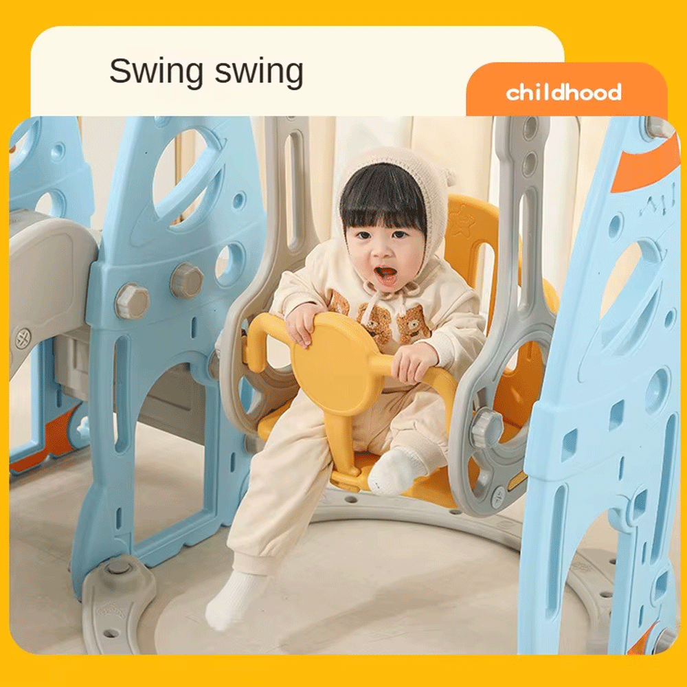 أرجوحة مع زحلاقية 3 في 1 للأطفال الصغار