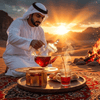 دلة فاخرة مع حامل 950 مل