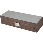 منظم عرض الساعات الخشبي الأنيق