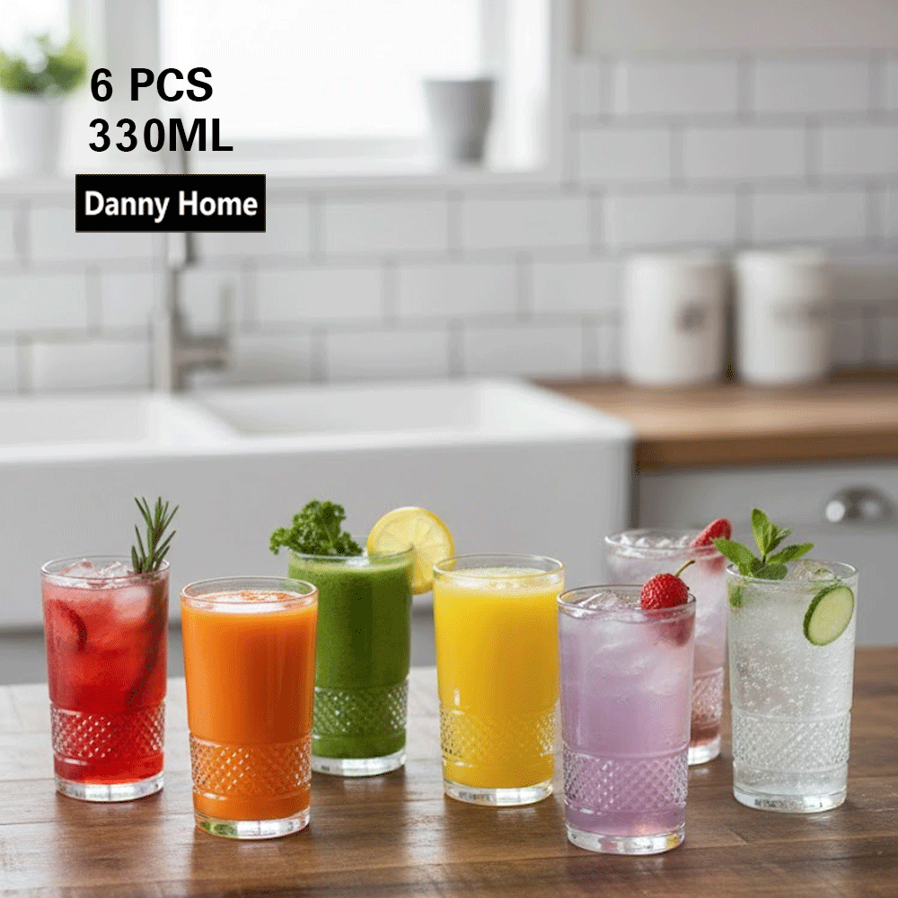 أكواب كوكتيل 6 قطع سعة 330 مل