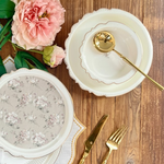 طقم أطباق مائدة فاخر 24 قطعة