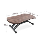 طاولة قهوة  قابلة للتعديل والتوسيع