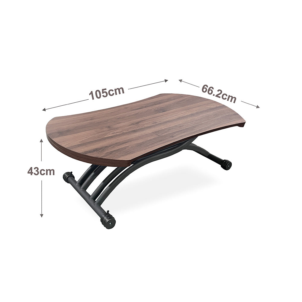 طاولة قهوة  قابلة للتعديل والتوسيع