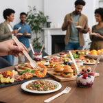 شوك خشبية للاستخدام مرة واحدة - 100 قطعة