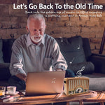 راد ريترو متعدد مكبرات الصوت مع بلوتوث،