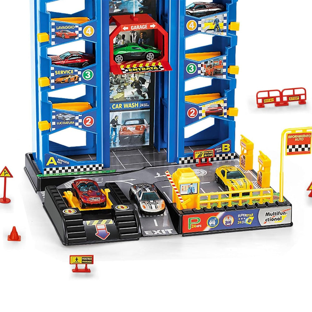 موقف سيارات مع الملحقات