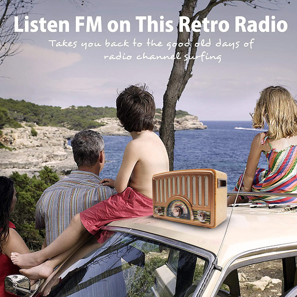 راد ريترو متعدد مكبرات الصوت مع بلوتوث،