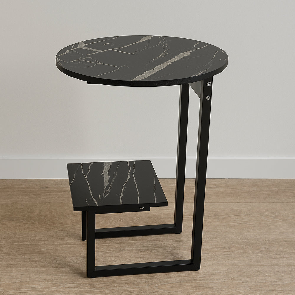 طاولة جانبية دائرية