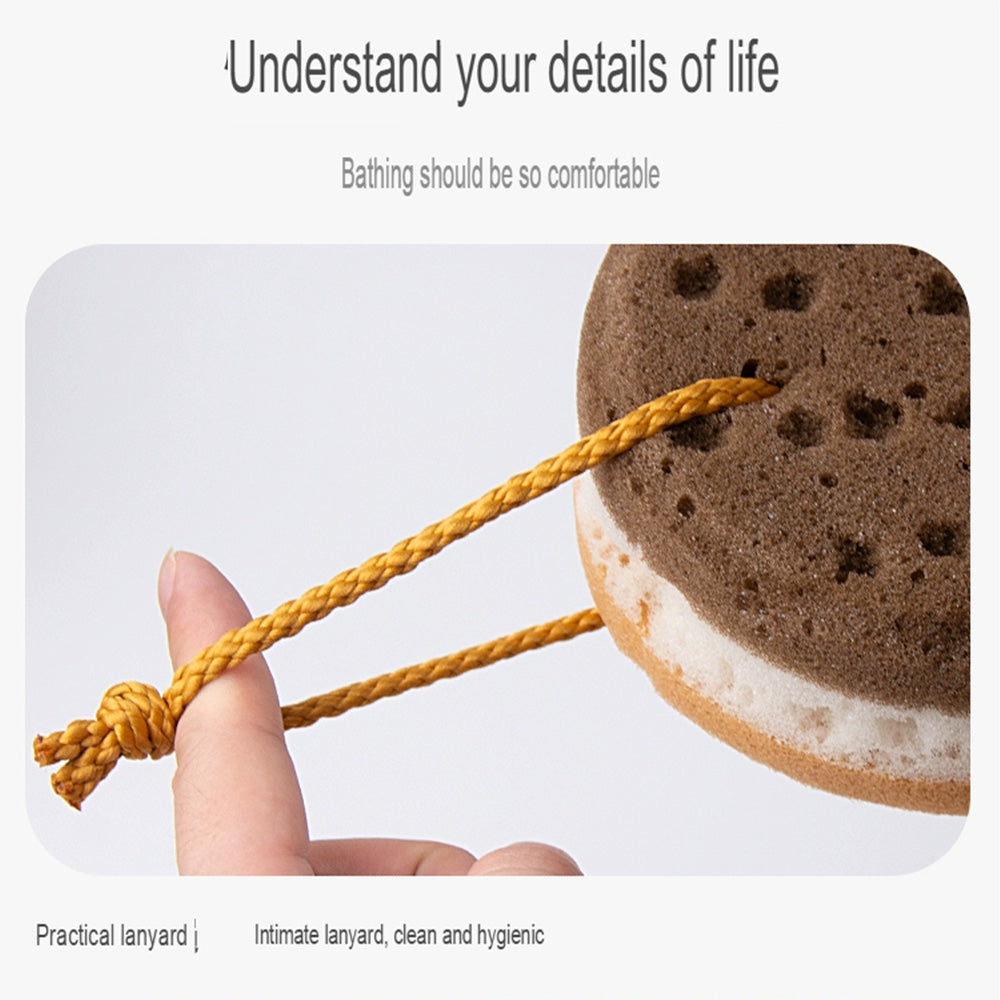 إسفنجة استحمام ناعمة ومقشرة