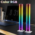 إضاءة RGB موسيقية مزدوجة