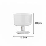 أوعية حلوى زجاجية صغيرة