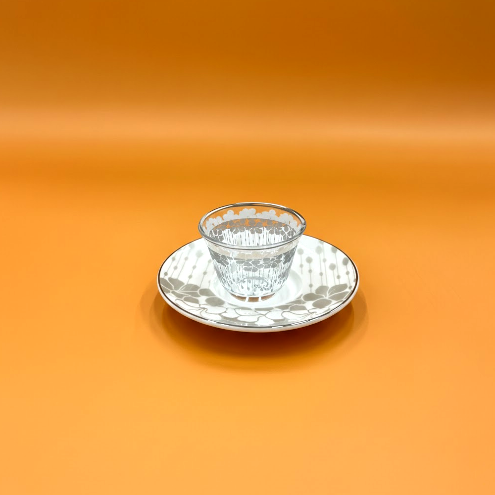 طقم استكانة وفنجان 18قطعة